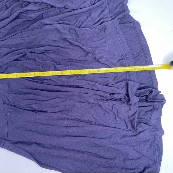 Free People Francesca One Shoulder Dress Midi Navy Blue Size Medium NWT - Picture 8 of 11